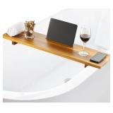 New Bathtub Tray, Acacia Bath Tray for Tub,