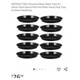 15.5" Diameter- 10Pcs Flowerpot Bases Water Trays