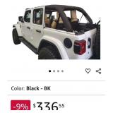 Dirty Dog Roll Bar Cover  for Jeep JL4 Door 2018