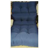 Blue Lawn Chair CushionSeat & Back very Nice