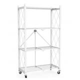New 50" H 4 Tier Folding Storage Shelf with