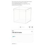 New Clear Acrylic Box with Lid, Clear Acrylic