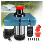 New $369. Pond Fountain Aerator, F2-2 1HP 750W