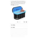XL 140 Gal Ice Bath Tub for Athletes Recovery,