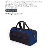 New- 20 Inch Heavy Duty Tools Bag with Wide Mouth