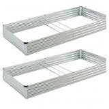 2 New Galvanized Raised Garden Beds,8