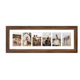 New 8"x26" Picture Frame Display 6 opening 4X6