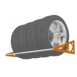 New Tire Rack Wall Mount Adjustable 31"-56" Tire