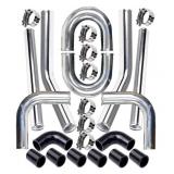 New MOOSUN Universal 3" Inch Aluminum Intercooler