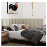 New Upholstered Wall Mounted Headboard, 3D