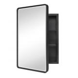 New  Farmhouse Black Metal Framed Recessed