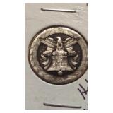 Silver "Give Me Liberty" Hobo WW11 War Nickel