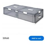 1 Under Bed Storage Container with Wheels and