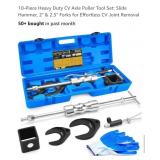 New- 10-Piece Heavy Duty CV Axle Puller Tool Set:
