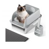 New Litter Box for Cat, Stainless Steel Cat