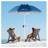 New 6.5ft Sun Shade Umbrella, Portable Umbrella