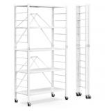 New  5 Tier Foldable Storage Shelves, Expandable