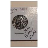 Buffalo Nickel " Hobo"  Screaming Skull Chief