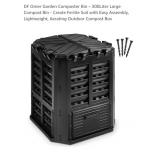 DF Omer Garden Composter Bin ï¿½ 300Liter Large