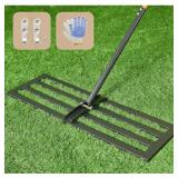 New Lawn Leveling Rake 30"x10", Heavy-Duty