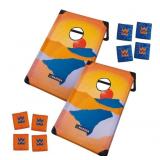 New Portable Cornhole Set, Includes 8 Corn Hole
