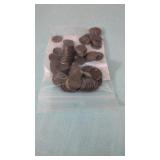 100 Mixed Dates Wheat Pennies