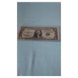 1935E Blue Seal Silver Certificate in Protective