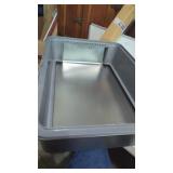 Stainless Steel Cat Litter Box,20" x 28" x 6"
