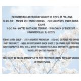Payment & Location Info