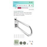 New 23.6" Stainless Steel Toilet Safety Rails