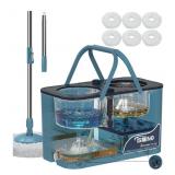 Spin Mop and Bucket,Mop Bucket with Separates