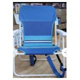 2 (New) Pack Backpack Beach Chairs with storage