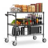 New  1120LBS Heavy Duty Rolling Utility Cart,3