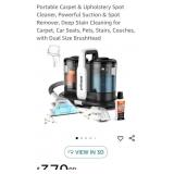 Retail $380...( New) Portable Carpet & Upholstery