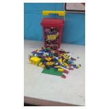 (2001)Mega Bloks Container and bloks.What you see