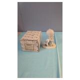 (1977) "He Leadeth Me"Precious Moments Figurine