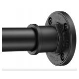 Industrial Shower Curtain Rod - 2-in-1 Design