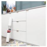 New  30"x200" Peel and Stick Wallpaper White,