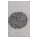 **Estate** 1943-S.  Walking Liberty Half Dollar