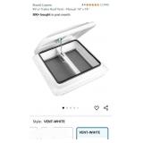 New RV or Trailer Roof Vent - Manual 14" x 14