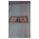 1935c  Blue Seal Silver Certificate in Protective