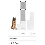 New Large Dog Door for Sliding Glass  Door -
