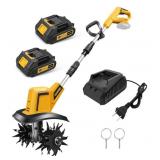 New Cordless Electric Garden Tiller,21V 330RPM