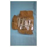 Vintage Travel Vanity or Manicure Set mother of