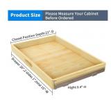 New Pull Out Cabinet Organizer, 1PC 33ï¿½ W x 21ï¿½ D