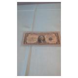 1935E Blue Seal Silver Certificate in Protective