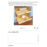 Pull Out Cabinet Organizer, 1PC 33" W x 21"D