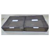 (New)Under Bed Storage,2 Lids,on 6 rollers,slides