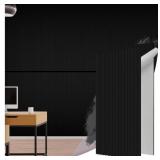 2 New Black Woven Sound Acoustic Slat Wall