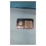 American Mint 24kt plated Trump Con